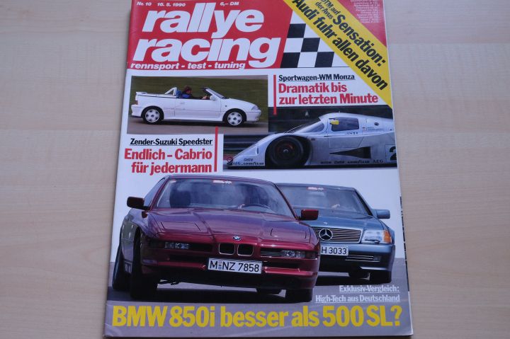 Deckblatt Rallye Racing (10/1990)